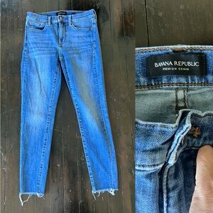 Banana Republic Skinny Fit Mid Rise Jeans size 27 petite